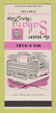 Matchbook Cover - Desert Sahara Motor Lodge Spokane WA 30 Strike
