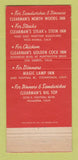 Matchbook Cover - Clearman's Steak Golden Cock Pico Rivera CA 30 Strike