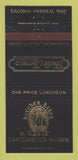 Matchbook Cover - Butcher & Baker Candlestick Maker Tumwater WA 30 Strike