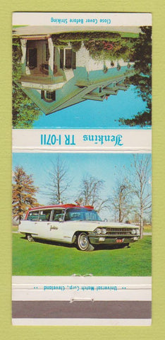 Matchbook Cover - Jenkins Funeral Home Westlake OH 30 Strike