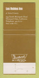 Matchbook Cover - Los Robles Inn CA WEAR 30 Strike
