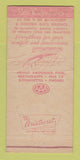 Matchbook Cover - San Rafael Inn CA 30 Strike