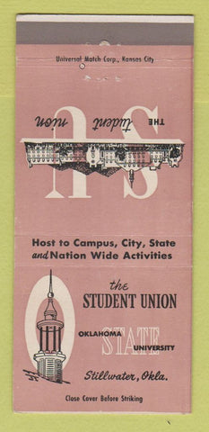 Matchbook Cover - Oklahoma State University Stillwater OK 30 Strike