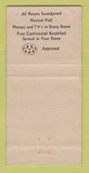 Matchbook Cover - Casablanca Motel Redwood City CA 30 Strike