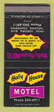 Matchbook Cover - Holly House Motel Tarzana CA 30 Strike