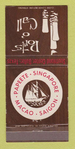 Matchbook Cover - Sheraton Ports o Call Dallas TX 30 Strike