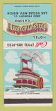 Matchbook Cover - Hotel Showboat Casino LAS Vegas NV 30 Strike