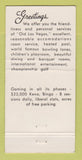 Matchbook Cover - Hotel Showboat Casino LAS Vegas NV 30 Strike