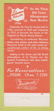 Matchbook Cover - La Placita Mexican Restaurant Albuquerque NM 30 Strike