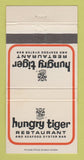 Matchbook Cover - Hungry Tiger Restaurant Hollywood Palm Springs CA 30 Strike