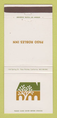 Matchbook Cover - Paso Robles Inn CA 30 Strike