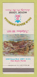 Matchbook Cover - Palm Beach Hawaiian Motor Lodge FL 30 Strike