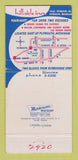 Matchbook Cover - Hillside Inn Plymouth MI 30 Strike