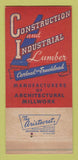 Matchbook Cover - Grace Harbor Lumber Detroit MI WEAR 30 Strike