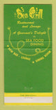 Matchbook Cover - Sea Grill Restaurant Fort Lauderdale FL WORN 30 Strike