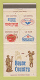 Matchbook Cover - Boyne Country Ski Golf Boyne Highlands MI 30 Strike