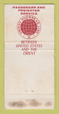 Matchbook Cover - Orient Overseas Line WORN 30 Strike