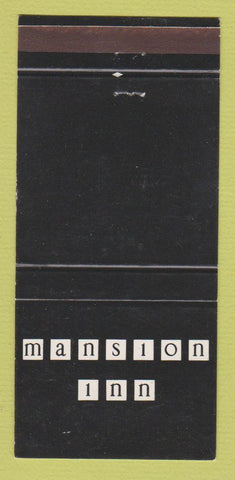 Matchbook Cover - Mansion Inn Sacramento CA 30 Strike