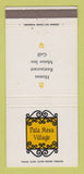 Matchbook Cover - Pala Mesa Village Fallbrook CA 30 Strike