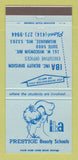 Matchbook Cover - Prestige Beauty Schools Milwaukee WI 30 Strike