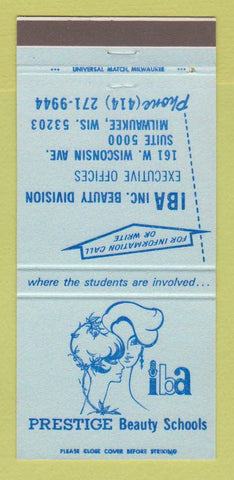 Matchbook Cover - Prestige Beauty Schools Milwaukee WI 30 Strike