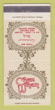 Matchbook Cover - Chez When Piano Bar New Orleans LA WEAR 30 Strike
