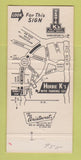 Matchbook Cover - Herbie K's Restaurant Steak Alexandria LA 30 Strike