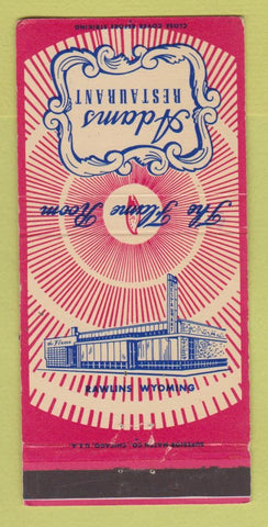 Matchbook Cover - Adams Restaurant Rawlins WY 30 Strike
