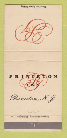 Matchbook Cover - Princeton Inn NJ 30 Strike