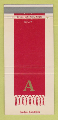 Matchbook Cover - Arlington Hotel Hot Springs National Park AR 30 Strike