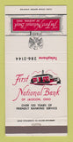 Matchbook Cover - First National Bank Jackson OH 30 Strike