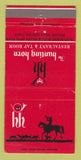 Matchbook Cover - Hunting Horn Rolling Hills Estates CA WEAR 30 Strike