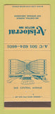 Matchbook Cover - Aristocrat Motor Inn Hot Springs AR 30 Strike