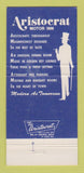 Matchbook Cover - Aristocrat Motor Inn Hot Springs AR 30 Strike