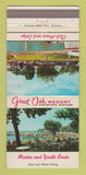 Matchbook Cover - Great Oak Resort Chestertown MD WEAR 30 Strike