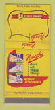 Matchbook Cover - Necchi Sewing Machines WEAR 30 Strike
