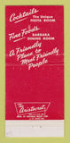 Matchbook Cover - Barbara Hotel Santa Barbara CA WEAR 30 Strike