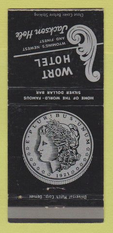 Matchbook Cover - Wort Hotel Jackson Hole WY 30 Strike