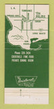 Matchbook Cover - Palms Restaurant Torrance CA 1969 30 Strike