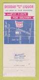 Matchbook Cover - Deodar Liquor Store WEAR 30 Strike