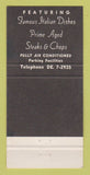 Matchbook Cover - Martini's Restaurant Chicago IL 30 Strike