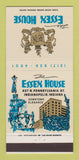 Matchbook Cover - Essex House Indianapolis IN 30 Strike