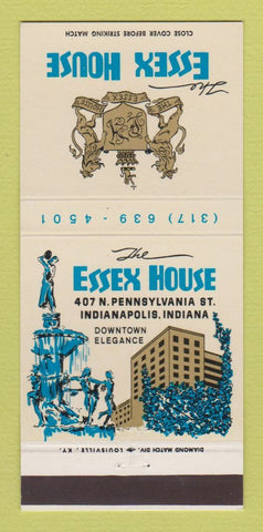 Matchbook Cover - Essex House Indianapolis IN 30 Strike