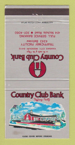 Matchbook Cover - Country Club Bank Kansas City MO 30 Strike