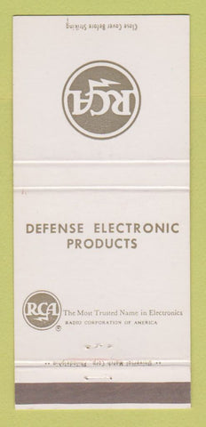 Matchbook Cover - RCA Defense Electronics Products  30 Strike