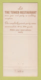 Matchbook Cover - Tower Restaurant Moline IL 30 Strike