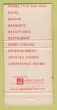 Matchbook Cover - PSA Hotels Islandia Mission Bay San Diego CA girlie 30 Strike