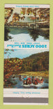 Matchbook Cover - 1000 Acres Ranch Resort Stony Creek NY 30 Strike