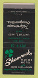 Matchbook Cover - Shamrock Motor Hotel Vidalia LA 30 Strike