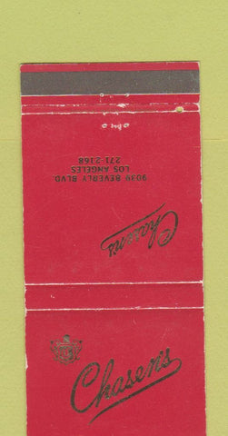 Matchbook Cover - Chasen's Restaurant Los Angeles CA WORN 30 Strike